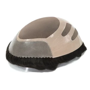 EBD-Monofilament Hair System With Poly Realistic High Quality Stock Toupee