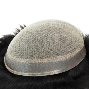EML-Silk Top Injection Lace Hairpiece M-Lace  Mens Toupee Human Remy Hair System