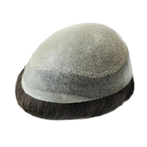 ENML- New M-Lace Mens Toupee Human Hair System Silk Top Hairpiece